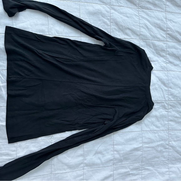 Not Monday - Juliannne Long Sleeve Tee - size small - black - Picture 5 of 5